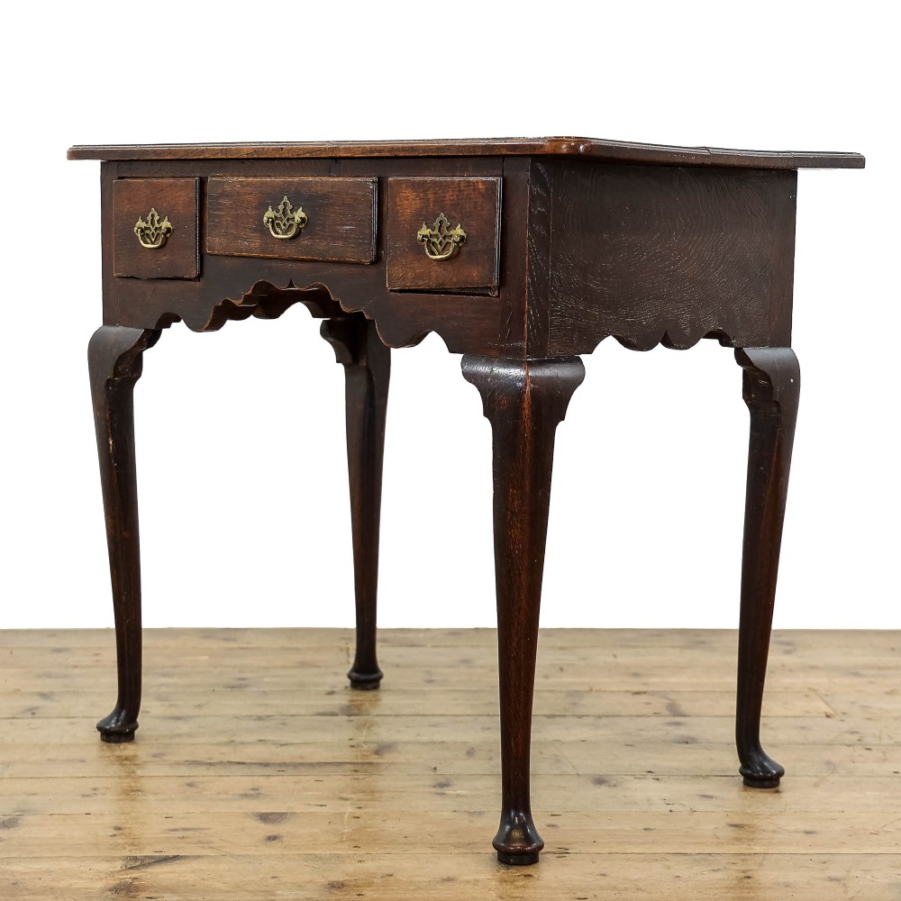 Late 18th Century Antique Oak Lowboy Table 