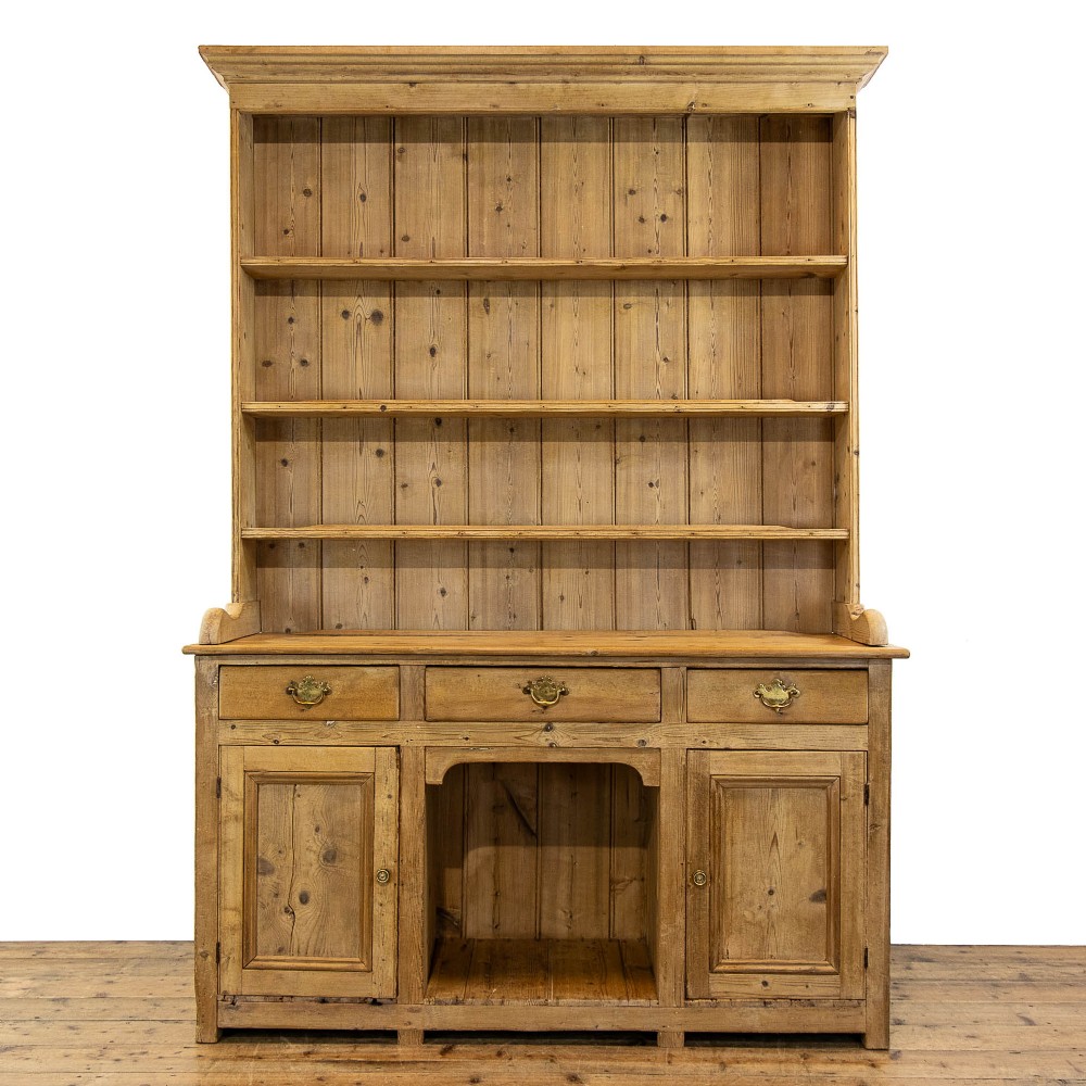 Antique 19th Century Rustic Pine Dresser