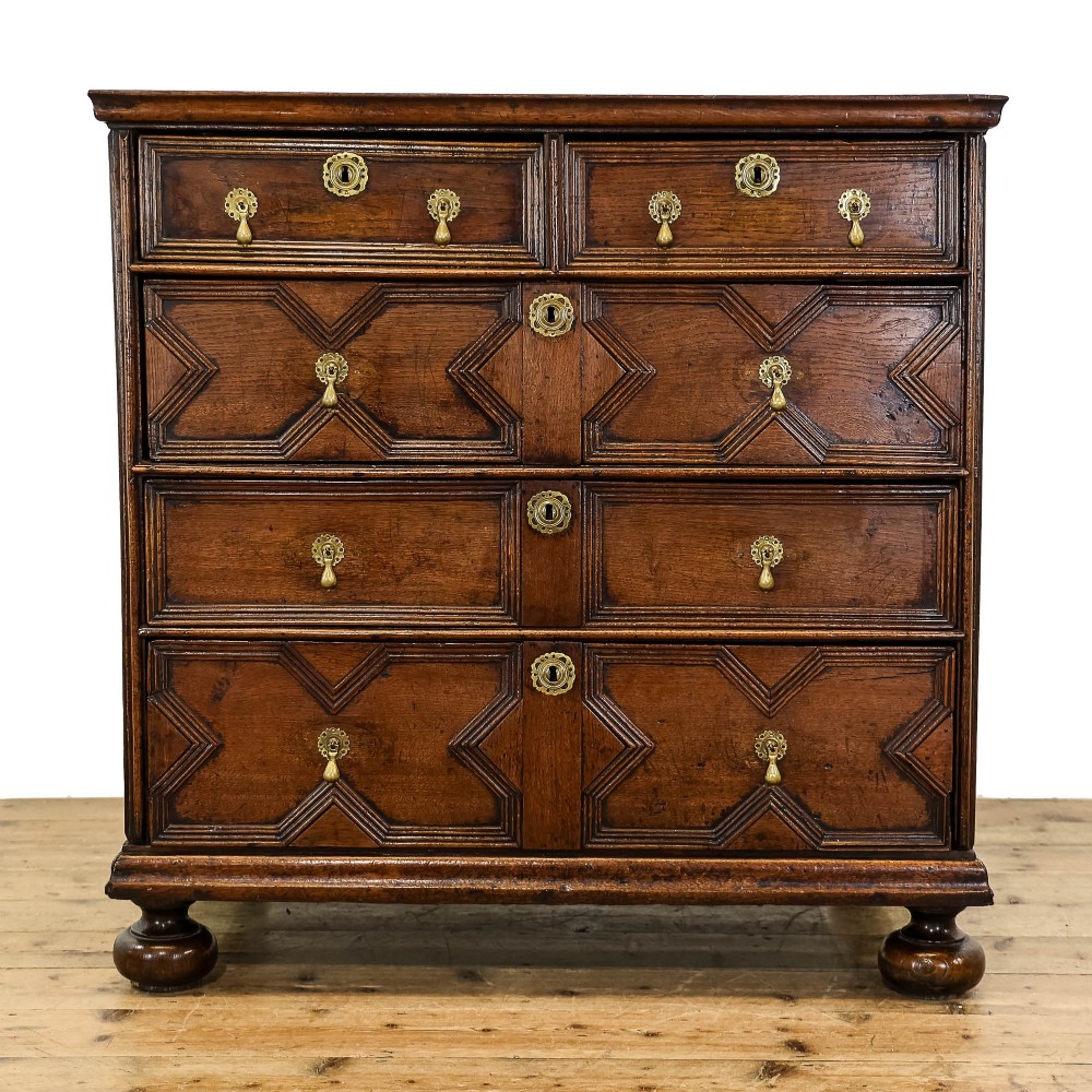 Antique Early 17th Century Oak Chest of Drawers