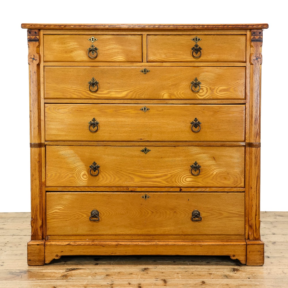 Large Antique Arts and Crafts Chest of Drawers 