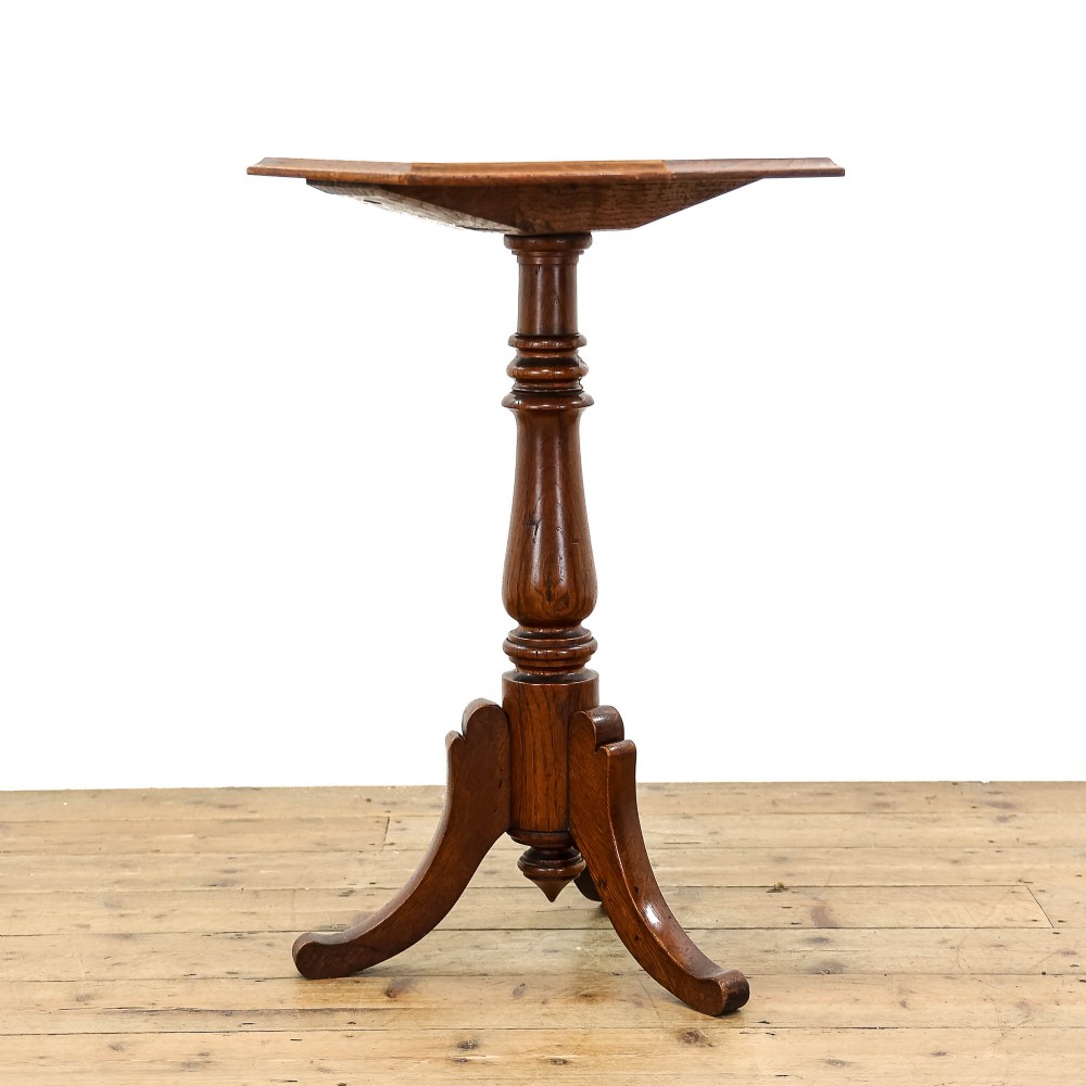 Antique Mahogany and Oak Tripod Table
