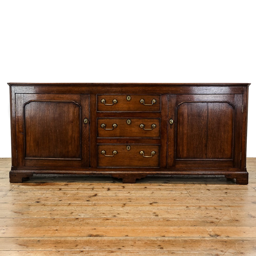 Antique 19th Century Oak Dresser Base