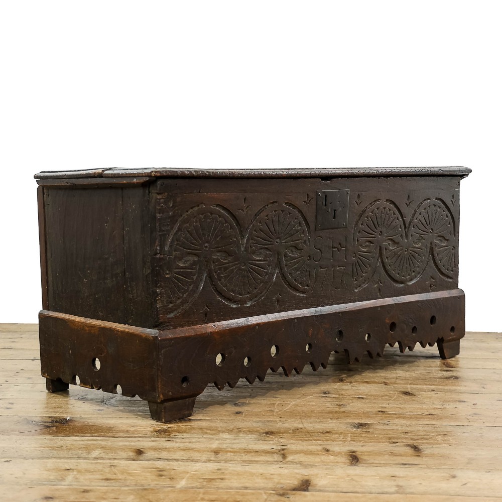 Antique 18th Century Oak Coffer
