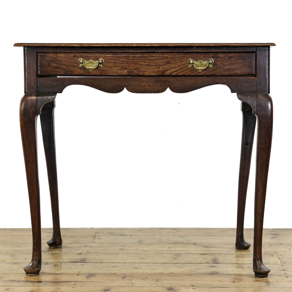 Antique 18th Century Oak Side Table
