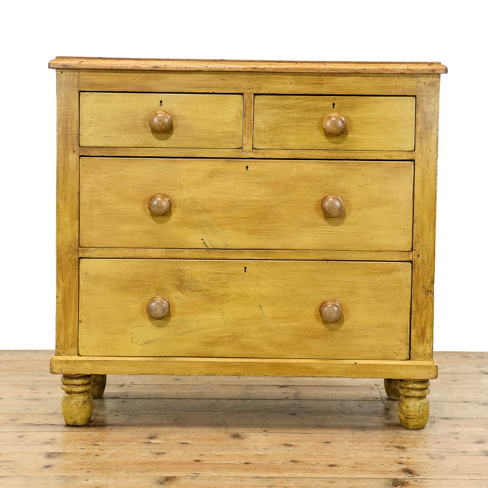 Antique Victorian Pine Chest of Drawers

