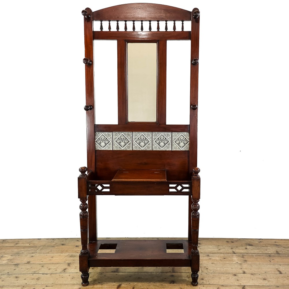 Antique 19th Century Mahogany Hall Stand
