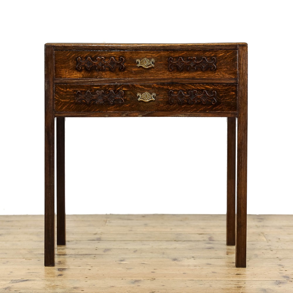 Antique 20th Century Oak Side Table