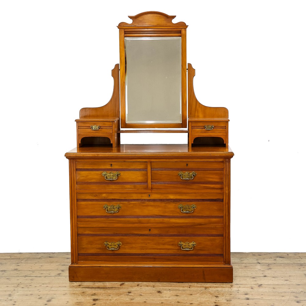Antique Edwardian Dressing Table Chest of Drawers