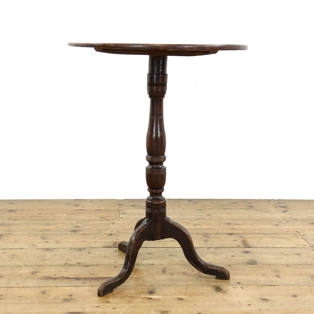 Antique 18th Century Oak Tripod Table