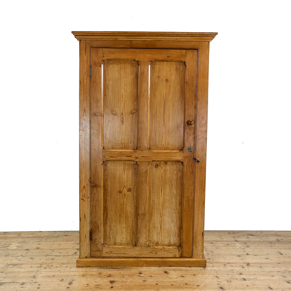 Antique Victorian Pine Cupboard 
