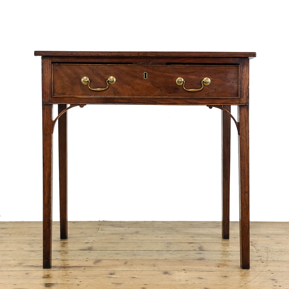 Antique Georgian Oak Side Table
