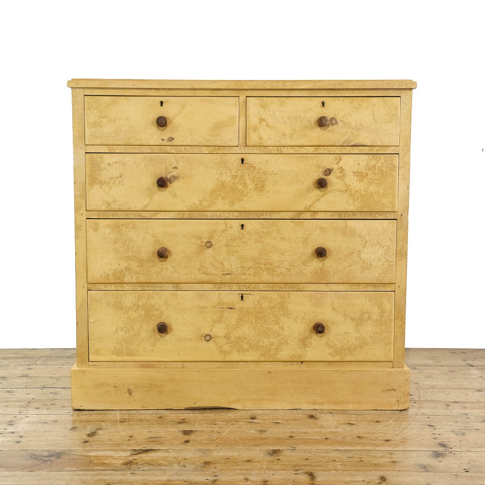 Antique Victorian Pine Chest of Drawers