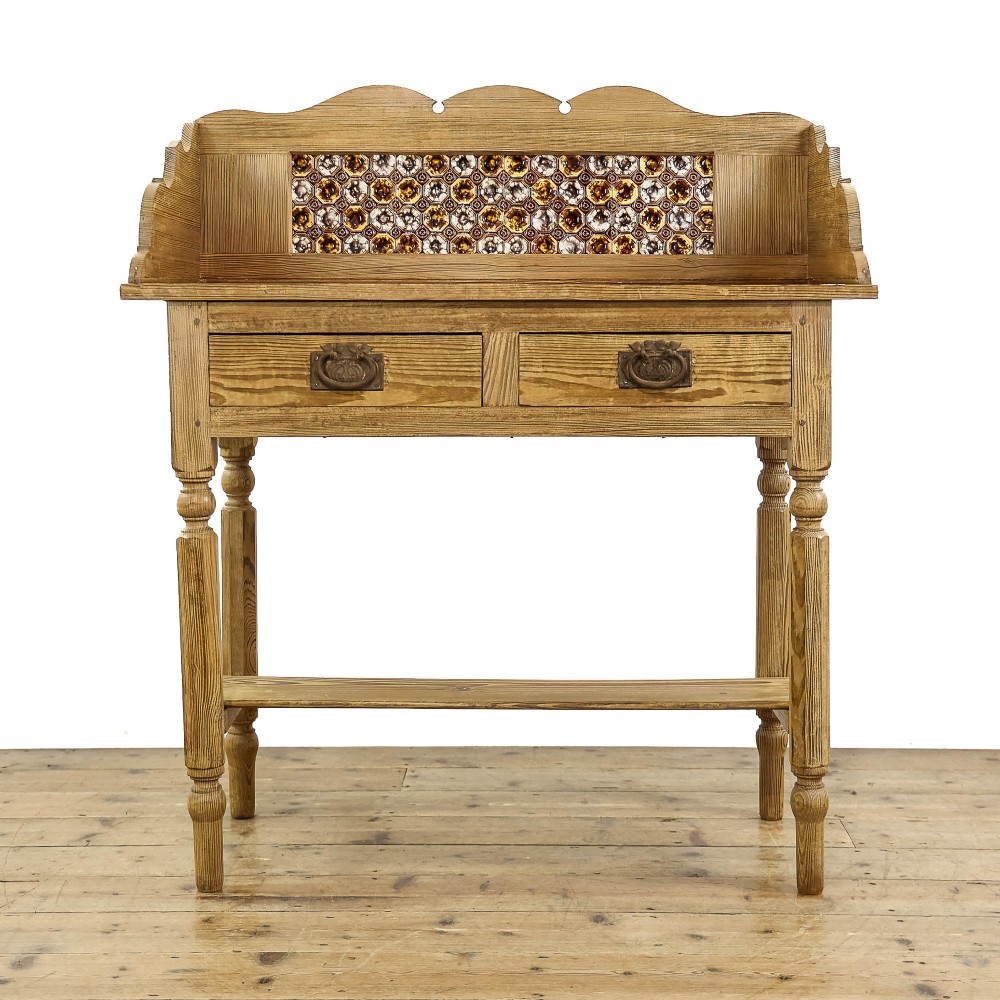 Antique Victorian Pine Washstand 