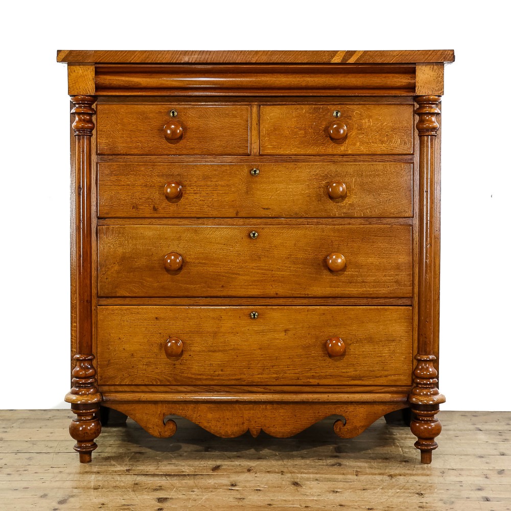 Antique 19th Century Welsh Oak Chest of Drawers
