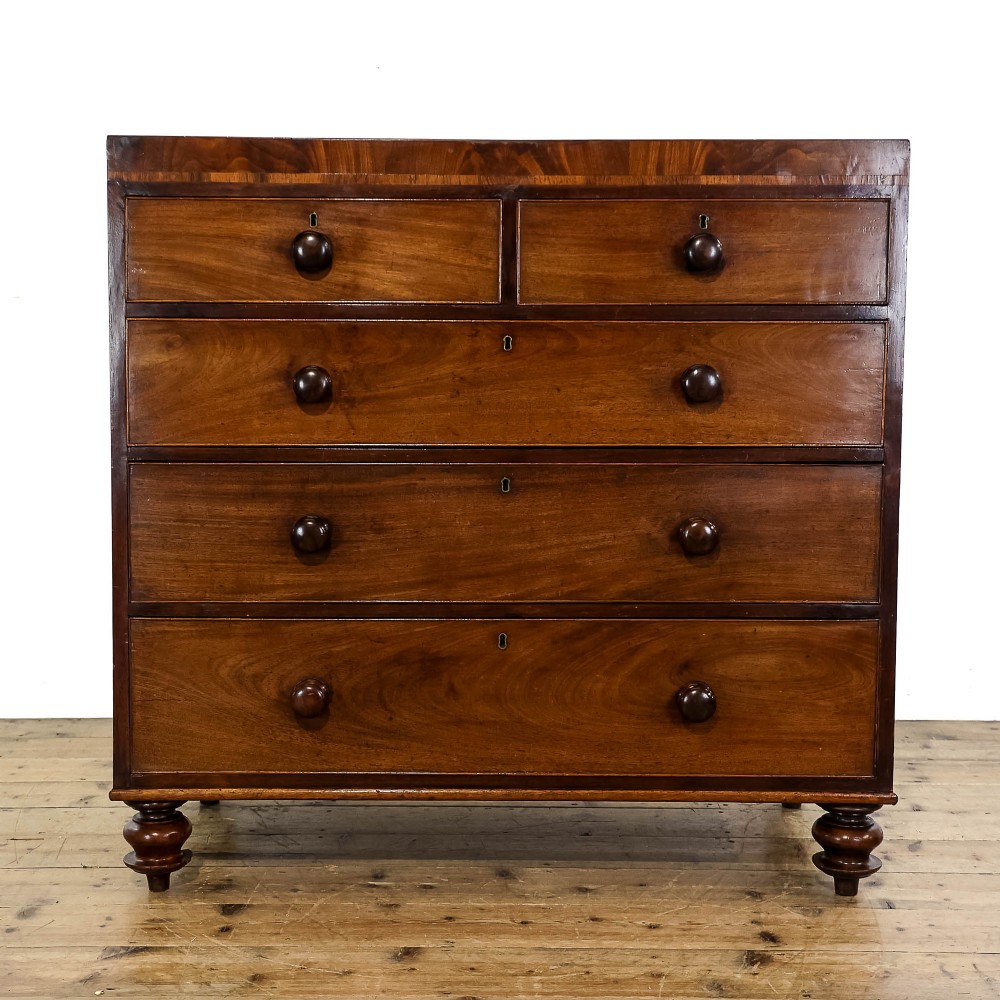 Antique Victorian Mahogany Chest of Drawers
