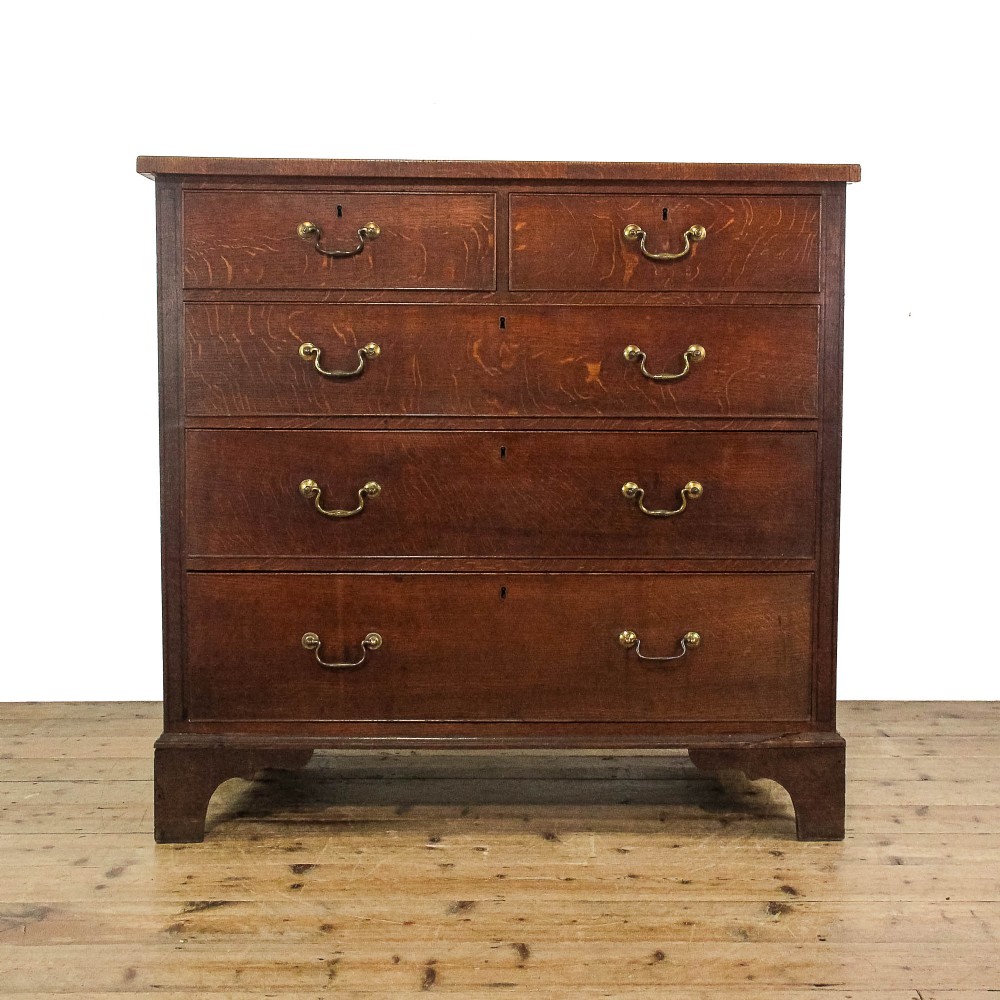 Antique 19th Century Oak Chest of Drawers
