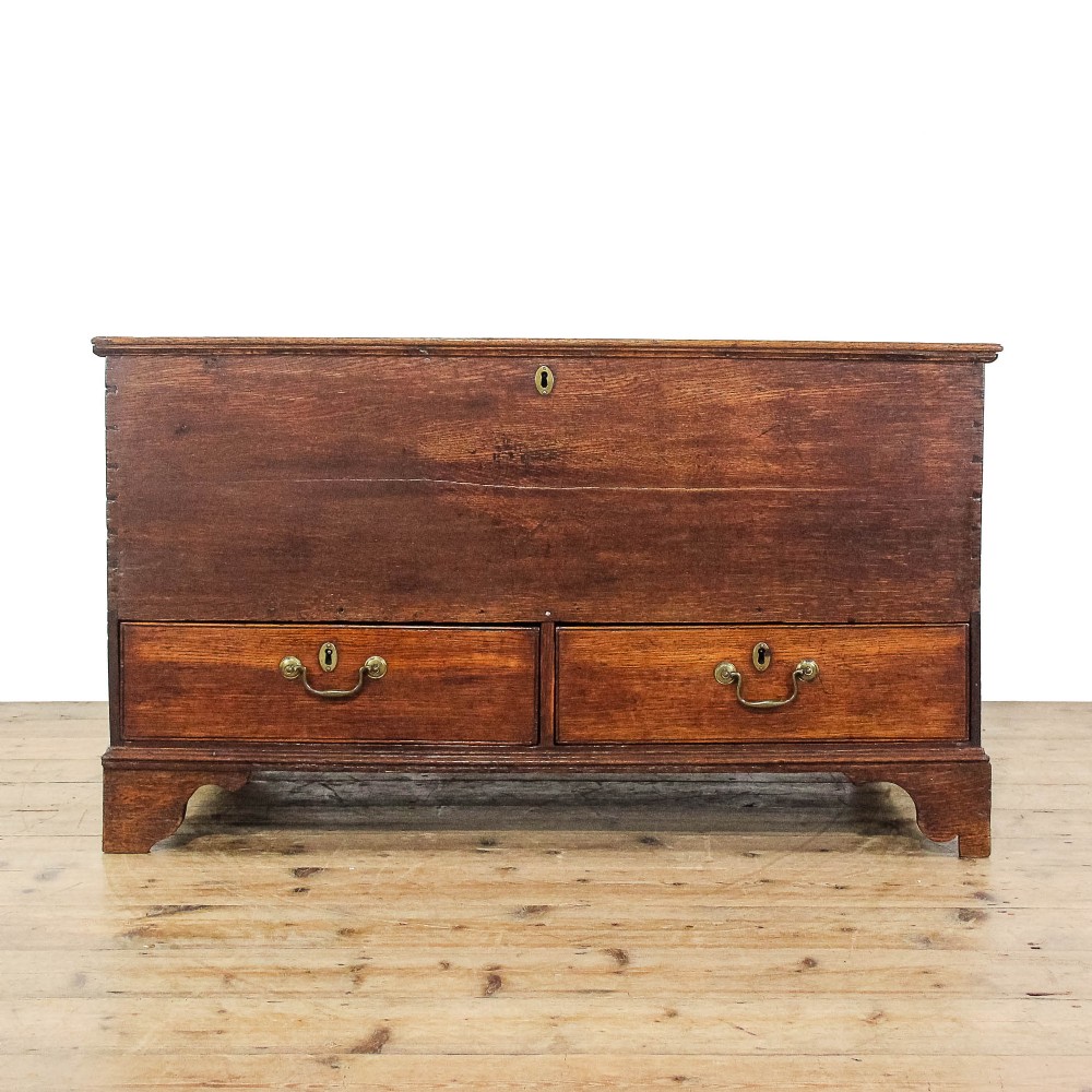 Antique 18th Century Oak Mule Chest
