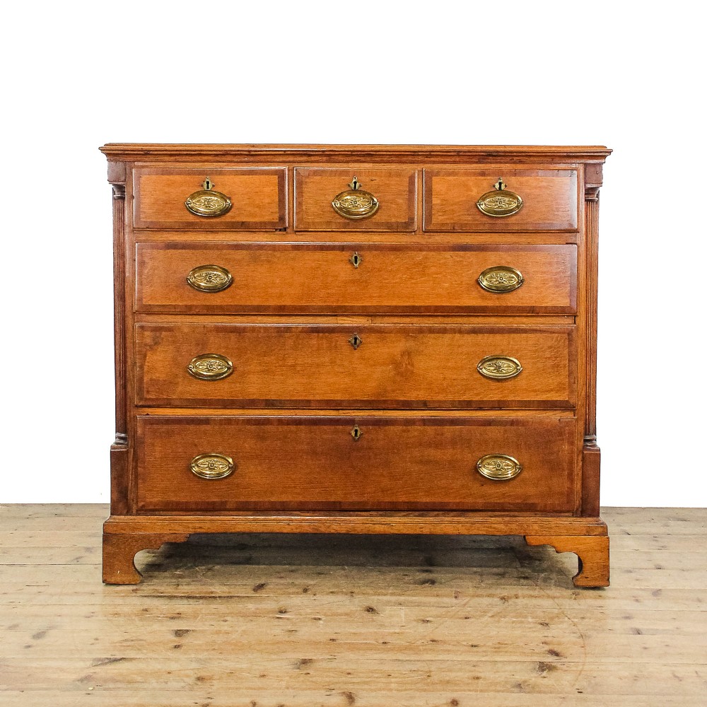 Antique George III Oak Chest of Drawers
