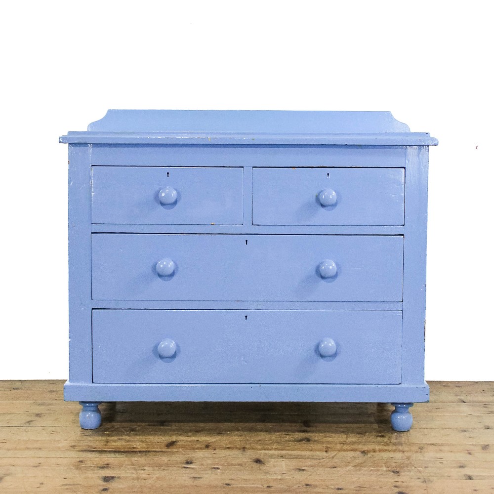 Antique Victorian Painted Pine Chest of Drawers
