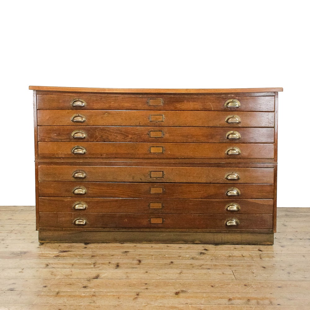 Vintage Large Architects Plan Chest
