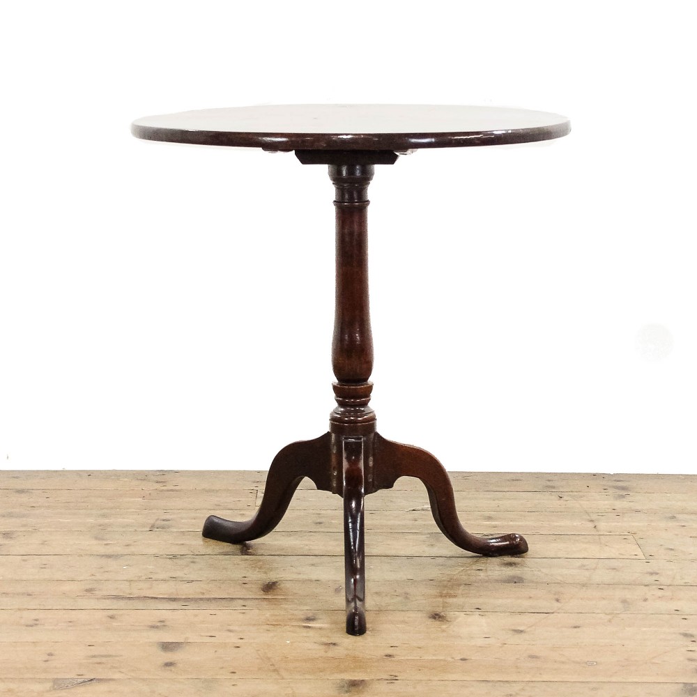 Antique 19th Century Mahogany Tilt Top Table
