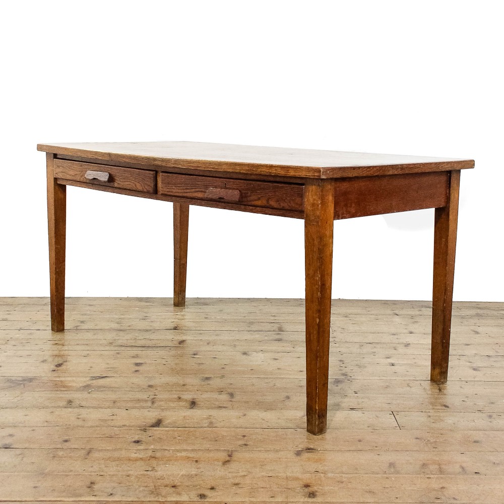 Antique 20th Century Antique Oak Desk
