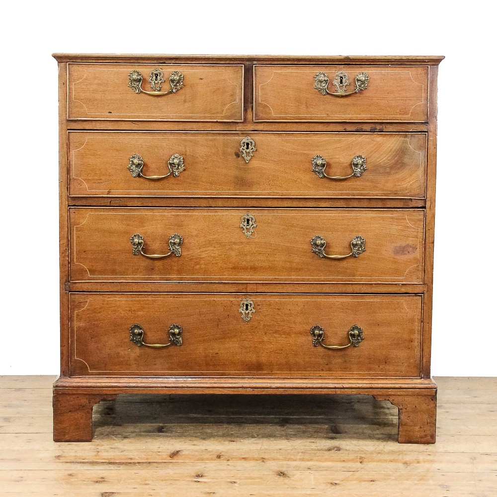 Antique Early 19th Century Mahogany Chest of Drawers 
