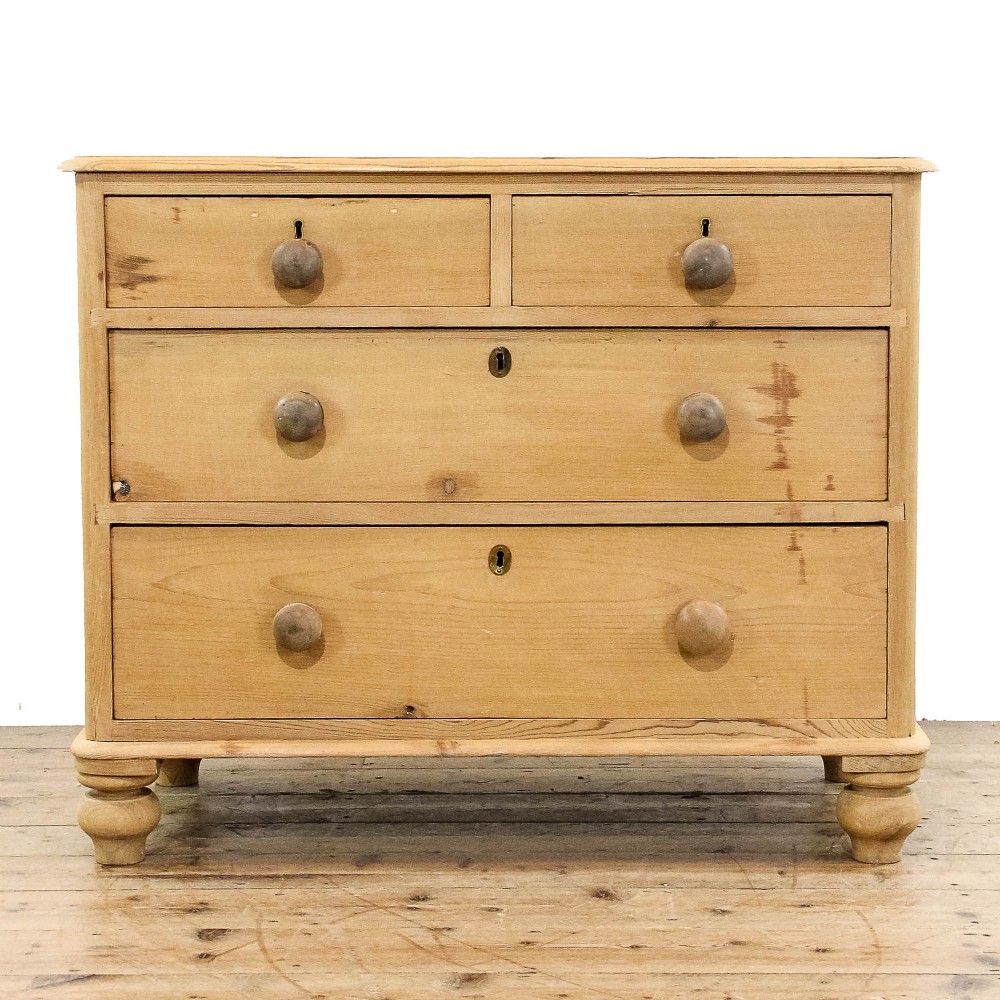 Antique Victorian Pine Chest of Drawers
