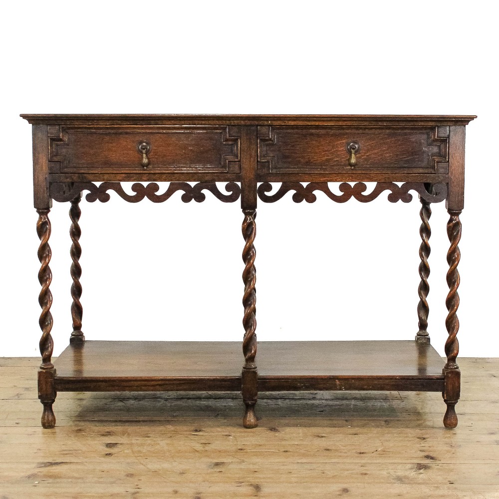 Antique Early 20th Century Jacobean Style Sideboard
