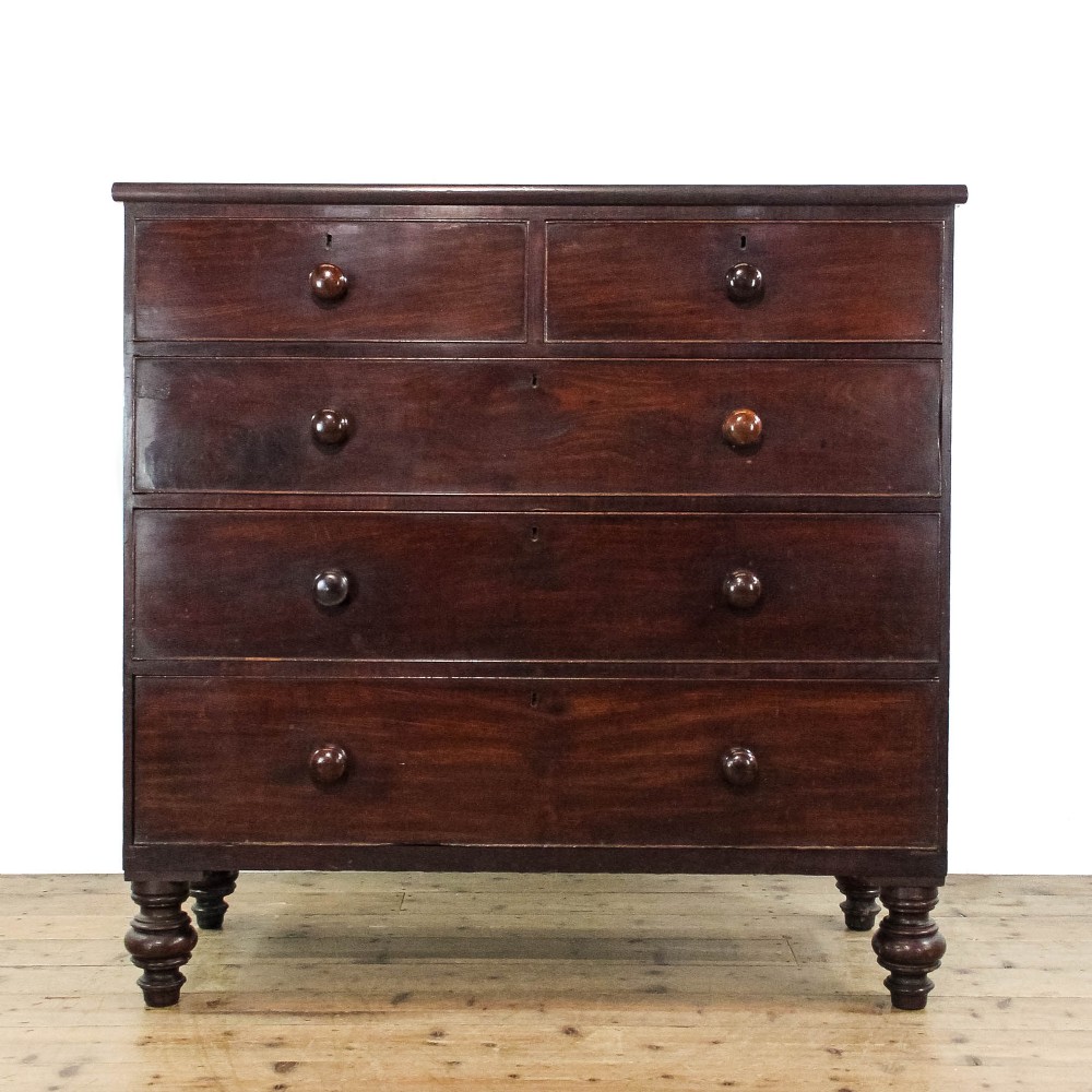 Antique 19th Century Mahogany Chest of Drawers
