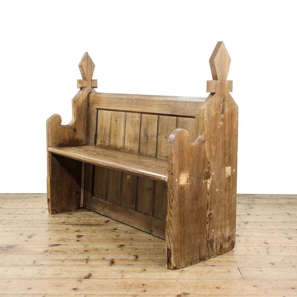 Antique Pine Pew
