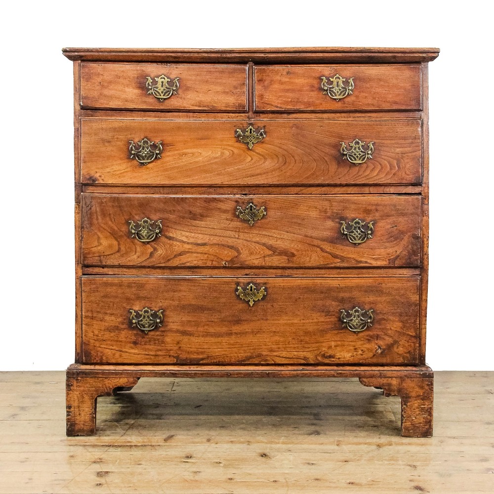 Antique Late 18th Century Elm Chest of Drawers
