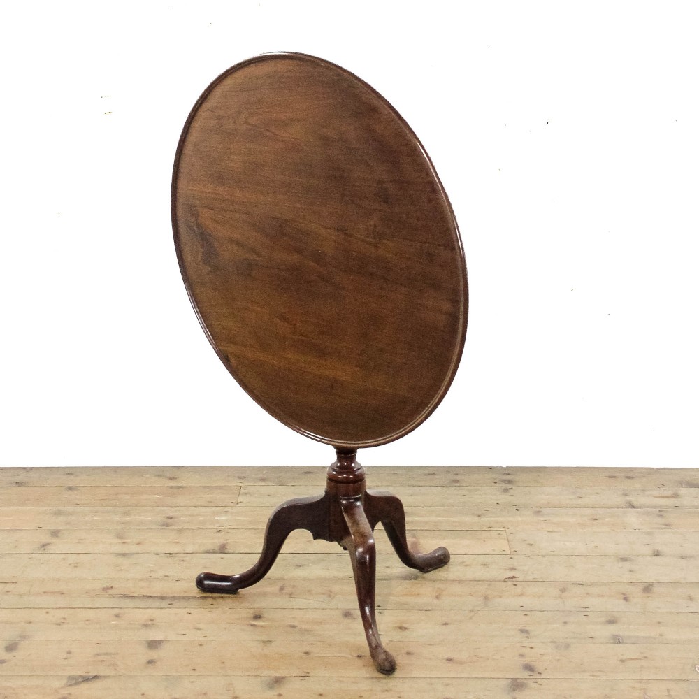 Antique George III Mahogany Tilt Top Table
