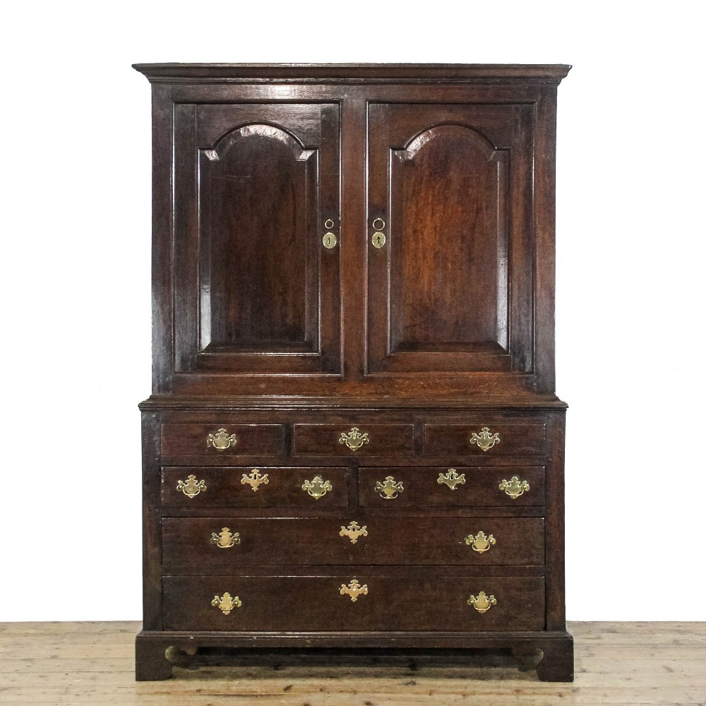 Antique 18th Century Oak Housekeepers Cupboard
