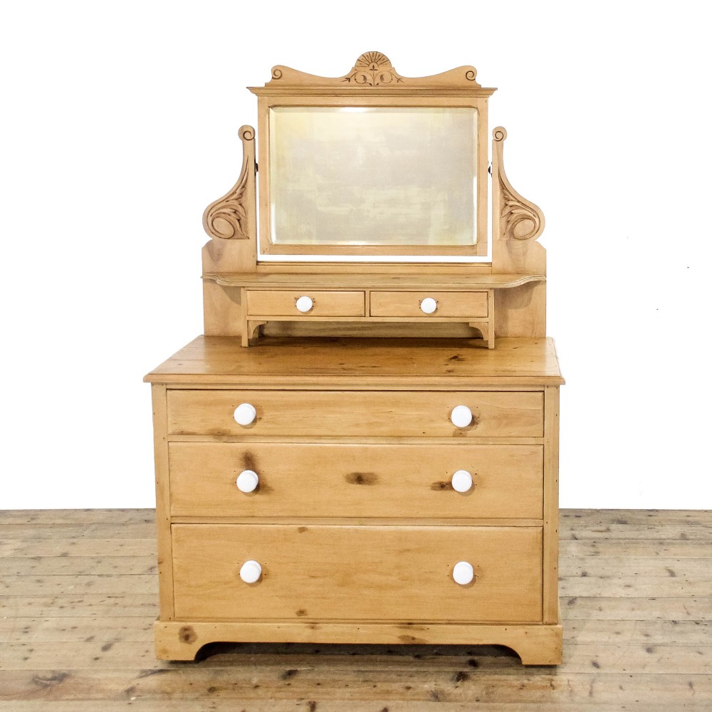 Antique Victorian Pine Dressing Table

