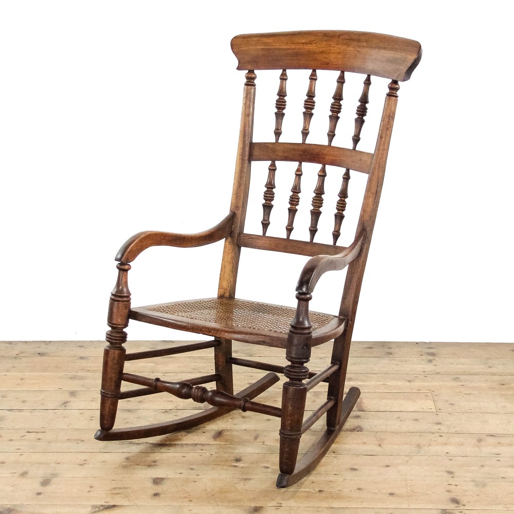Antique Windsor Spindle Back Rocking Chair
