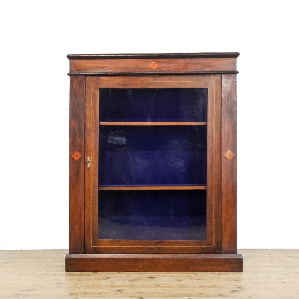 Antique Victorian Walnut Side Cabinet
