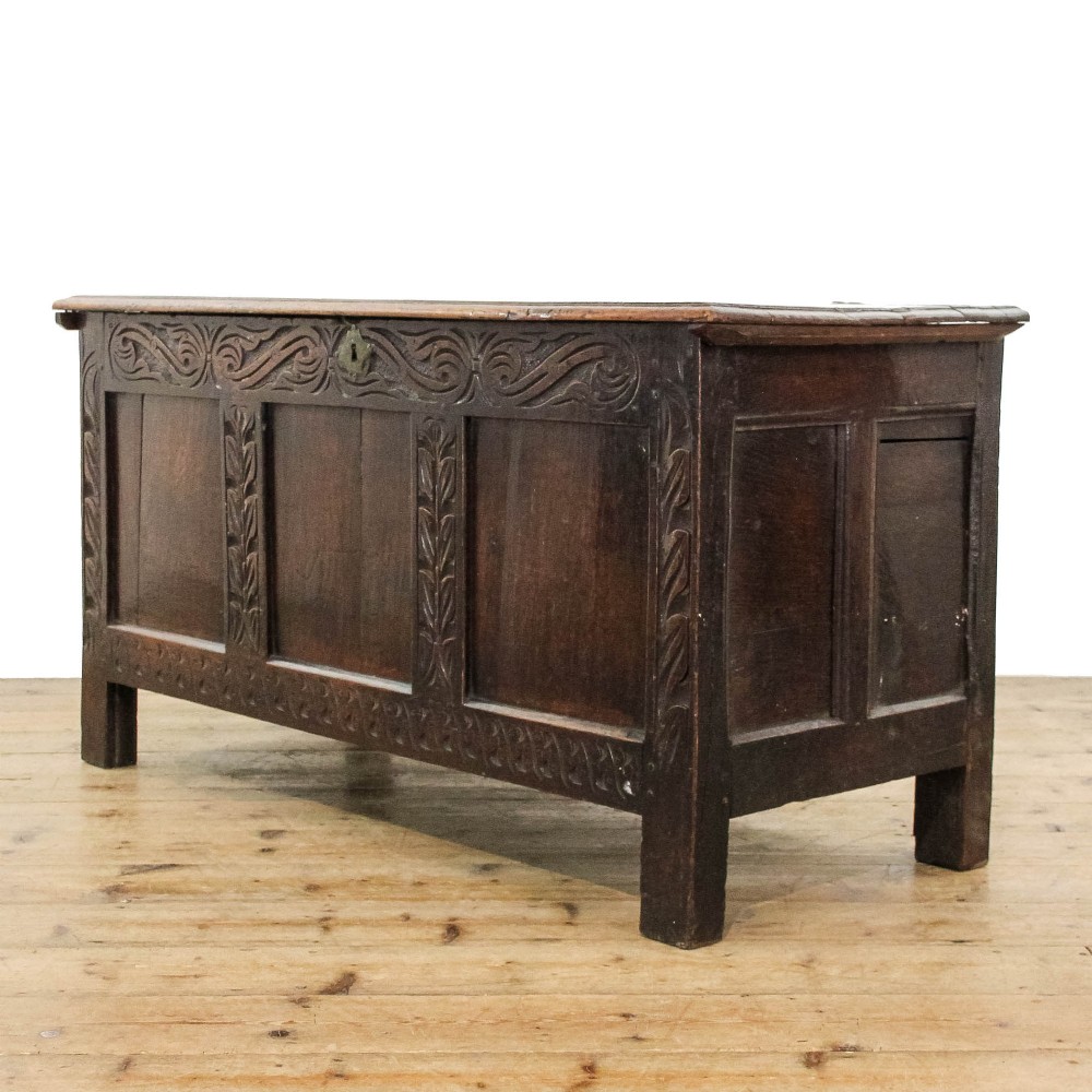 Antique 18th Century Oak Coffer
