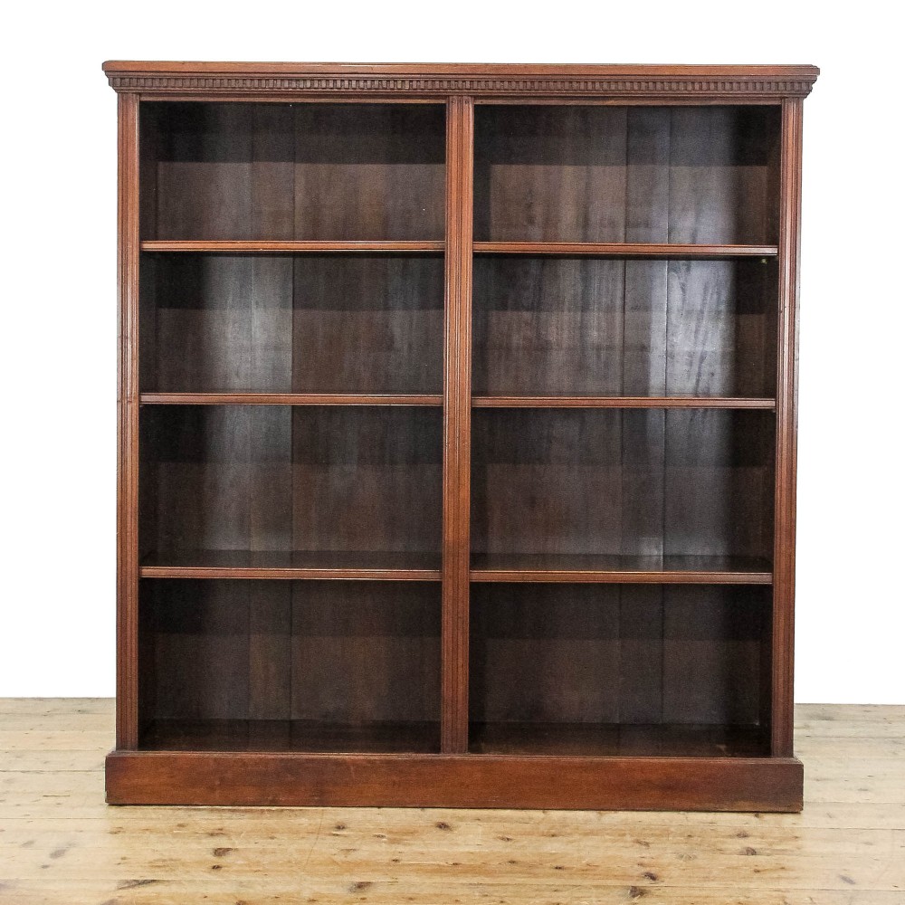 Antique Victorian Walnut Bookcase 
