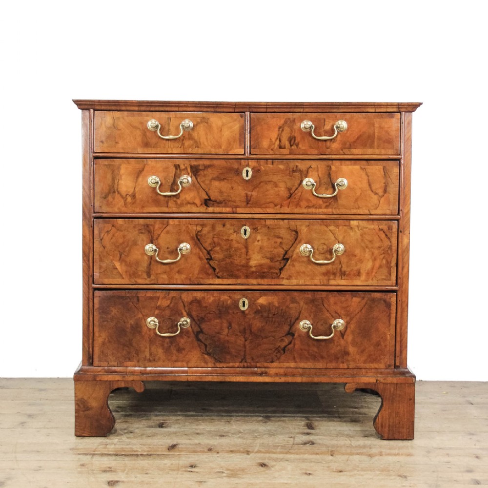 Antique Georgian Walnut Chest of Drawers
