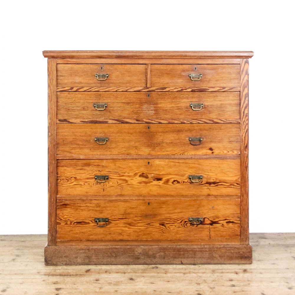 Antique Edwardian Pine Chest of Drawers
