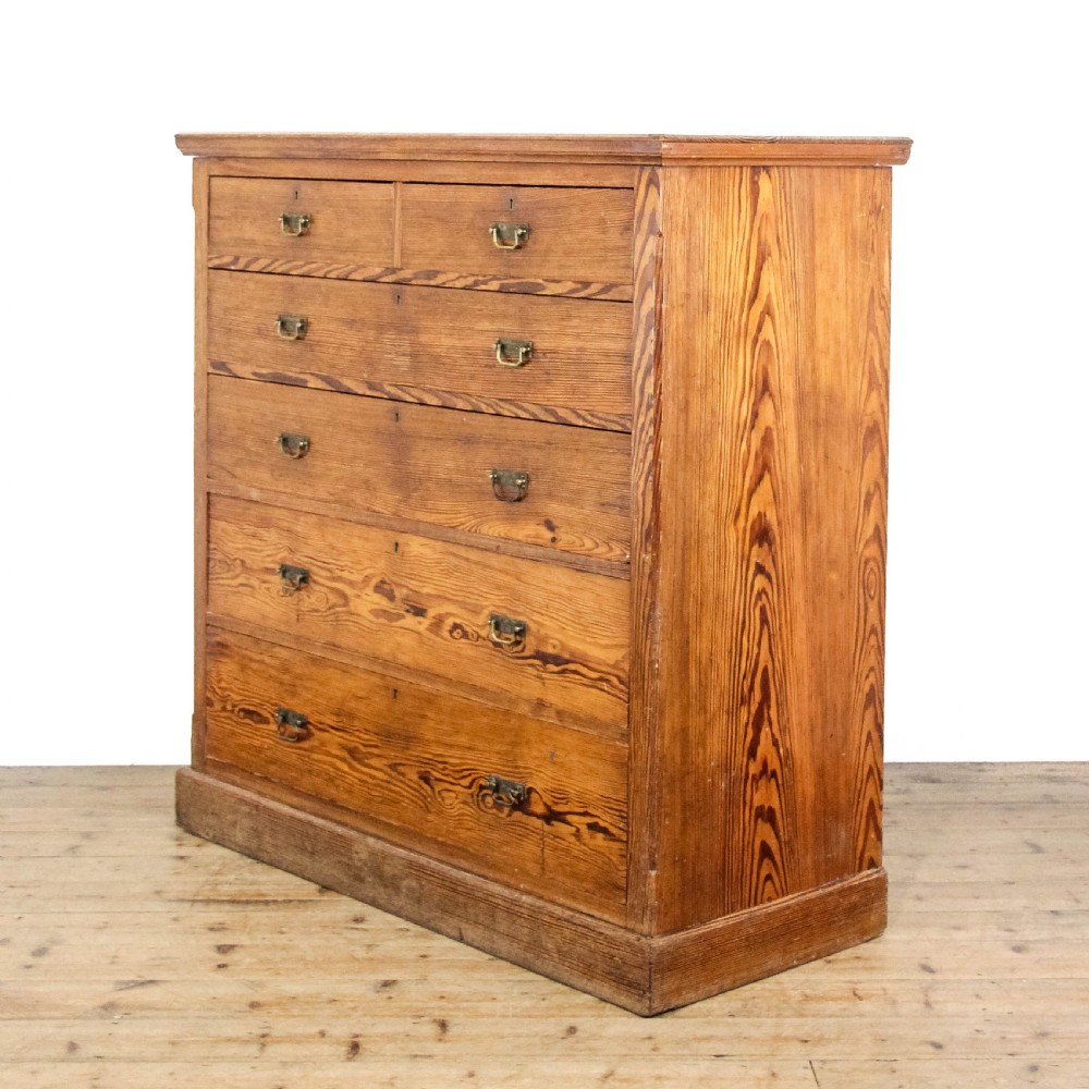 Antique Edwardian Pine Chest of Drawers
 View II