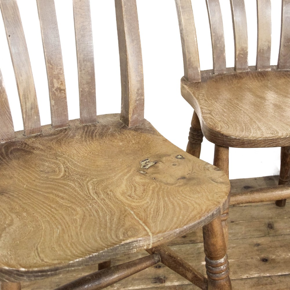 Antique Set of Four Country Kitchen Chairs
 View III