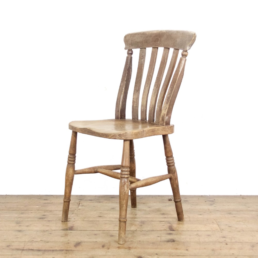 Antique Set of Four Country Kitchen Chairs
 View IV