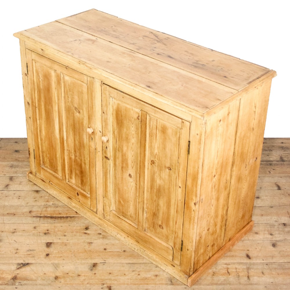 Antique Rustic Pine Two Door Cupboard
 View IV