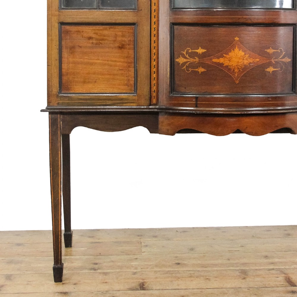 Antique Edwardian Mahogany Display Cabinet View II