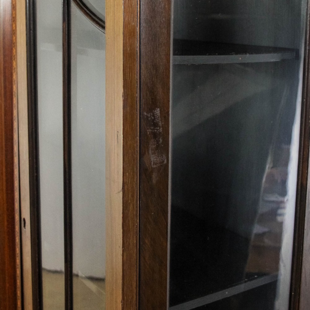 Antique Edwardian Mahogany Display Cabinet View IX