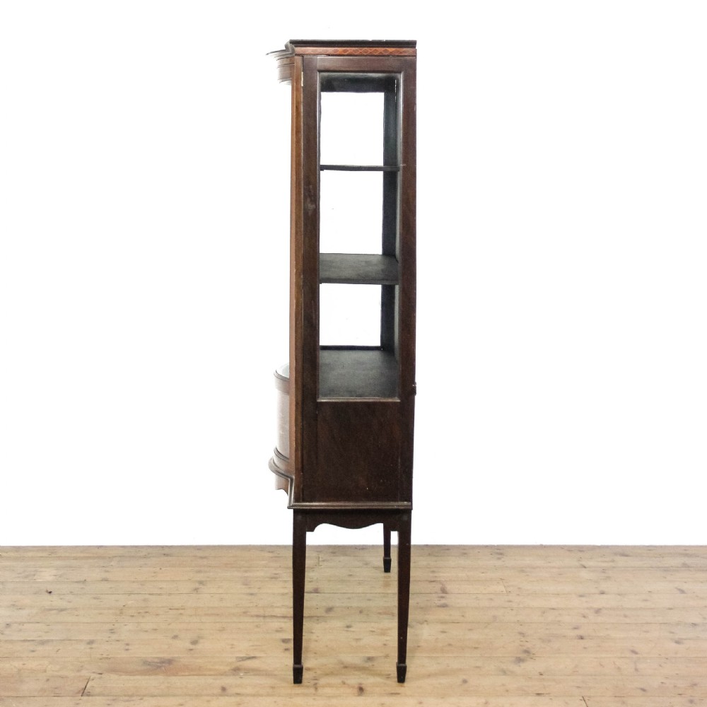 Antique Edwardian Mahogany Display Cabinet View XI