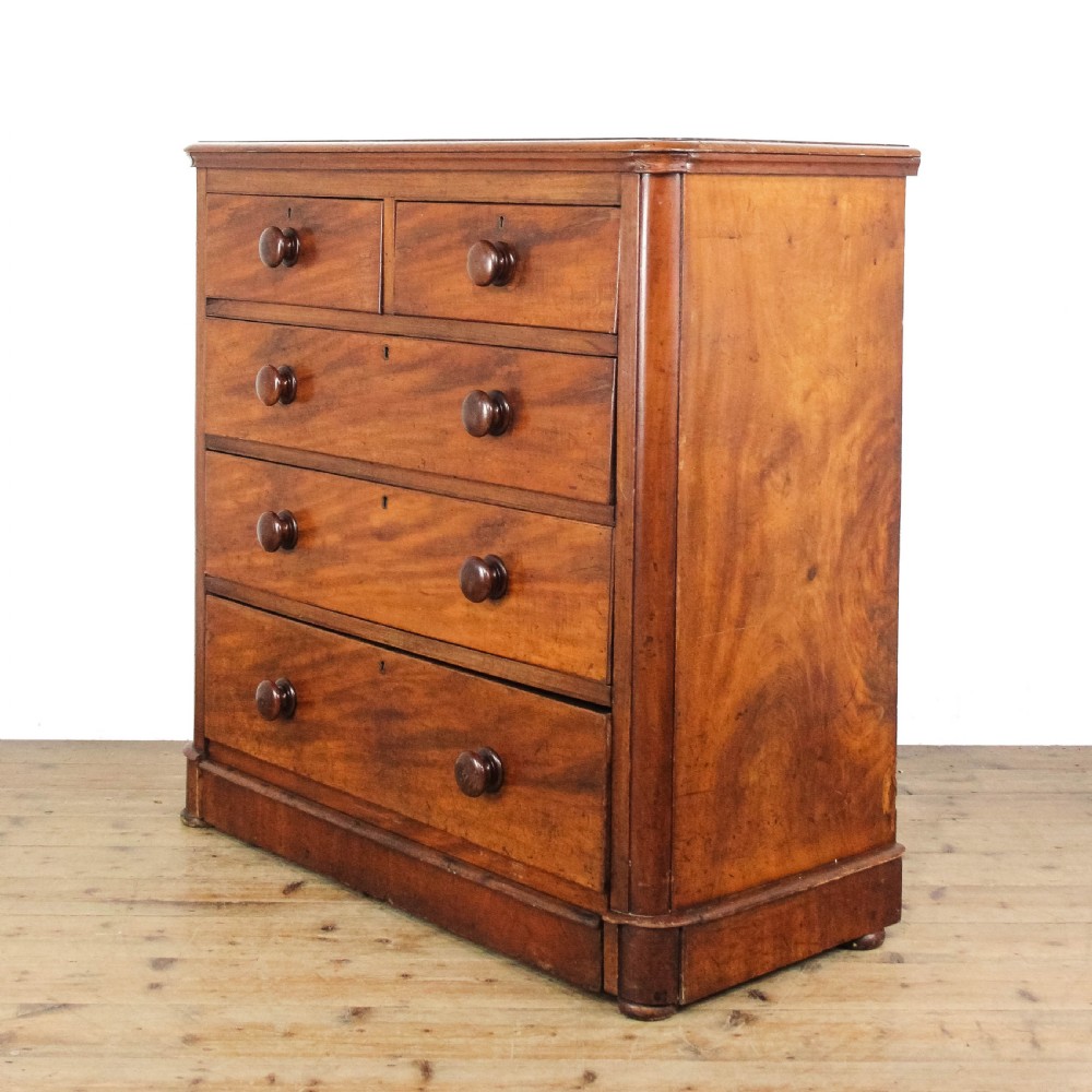 Antique Victorian Mahogany Chest of Drawers
 View III