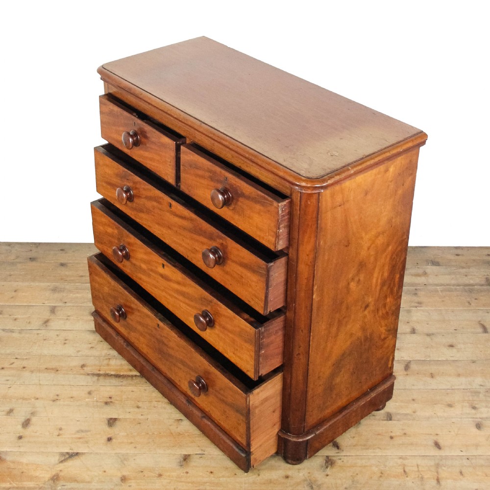 Antique Victorian Mahogany Chest of Drawers
 View IV